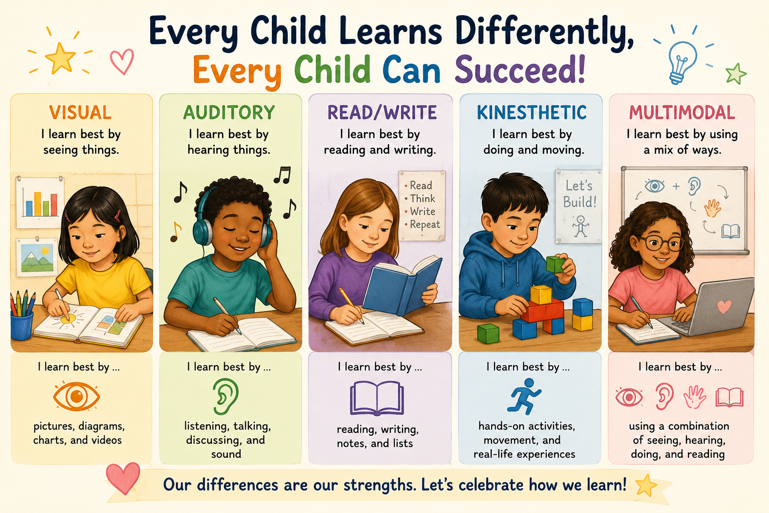 Children Learning Types Determining Your Child’s Learning Style – Alaska Private and Home ...